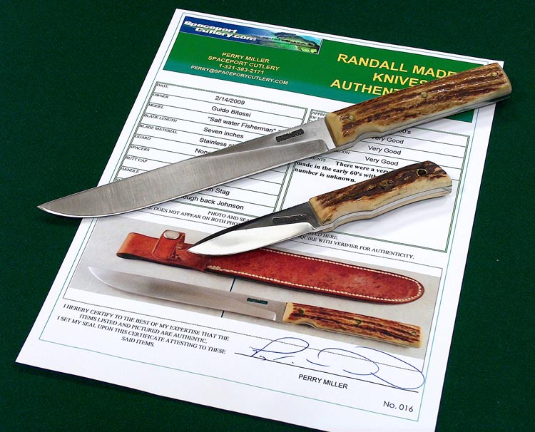 Sold at Auction: RANDALL #10-3 SALTWATER FISHERMAN KNIFE & SHEATH
