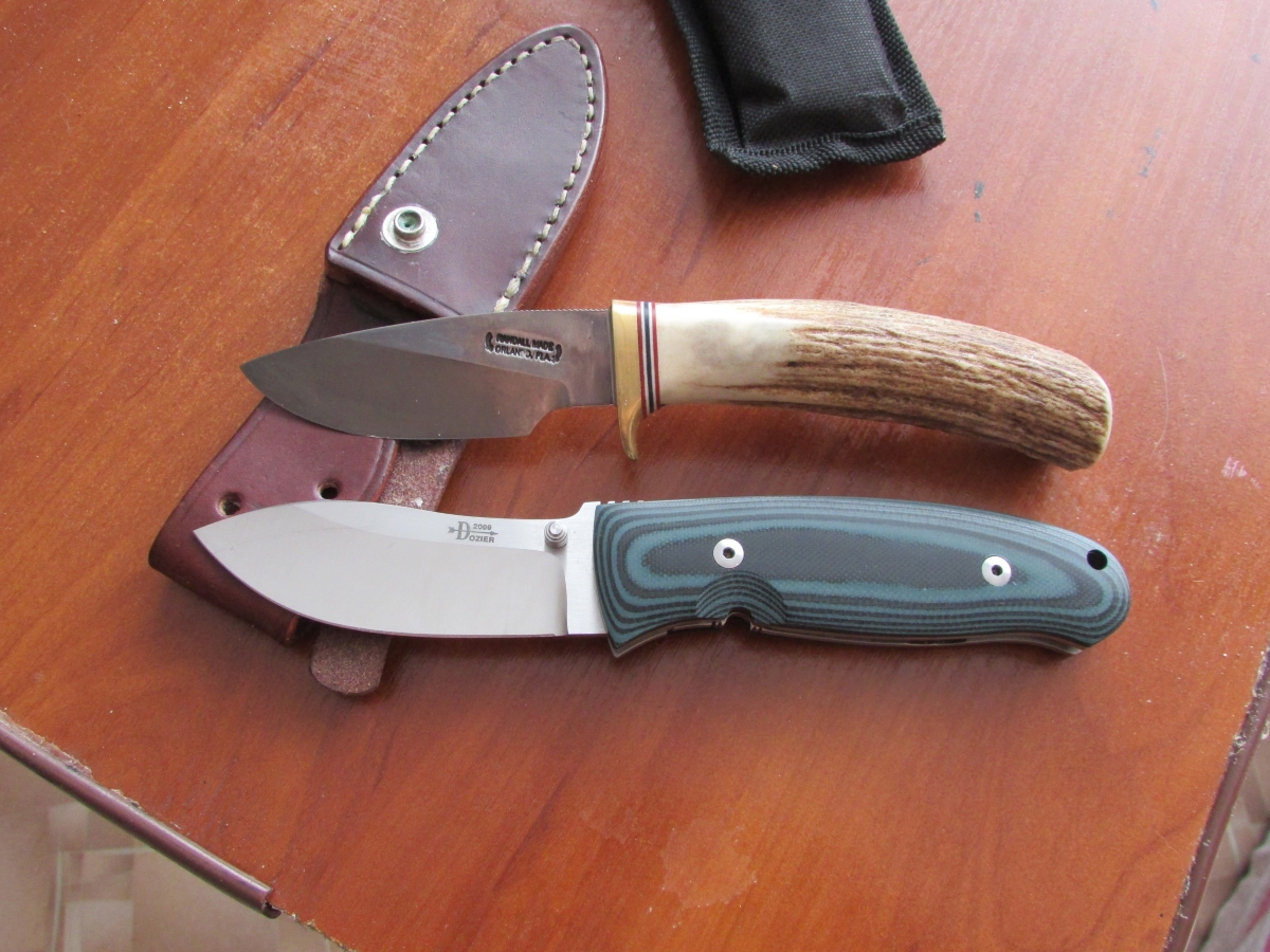 Randall #11-3.25 STD + Dozier Nessmuk 2009 G10 Green-Black 0002.jpg