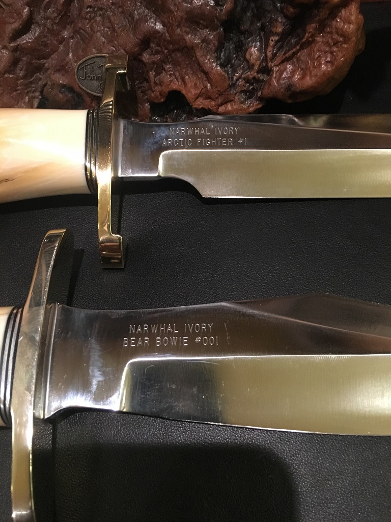 First RMK-Narwhal Ivory Bear Bowie# 001 & First RMK-Narwhal Ivory Arctic Fighter# 001-Close-up-KT-2-10-17.jpg