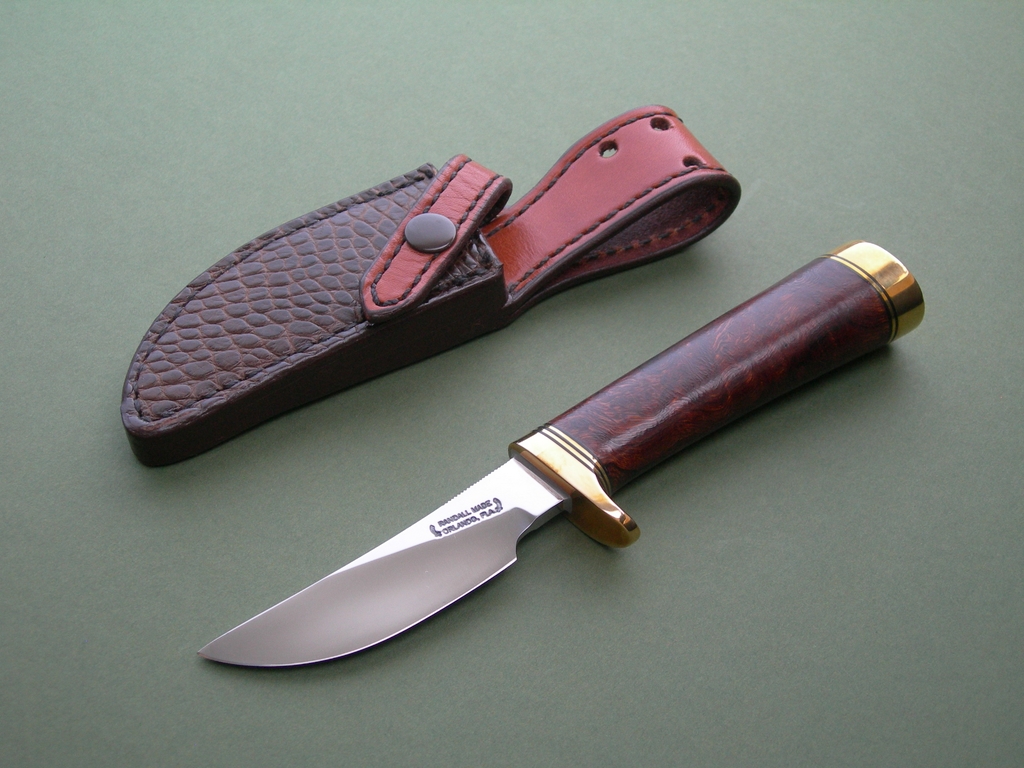 Model 21 cocobolo w: croc sheath.JPG